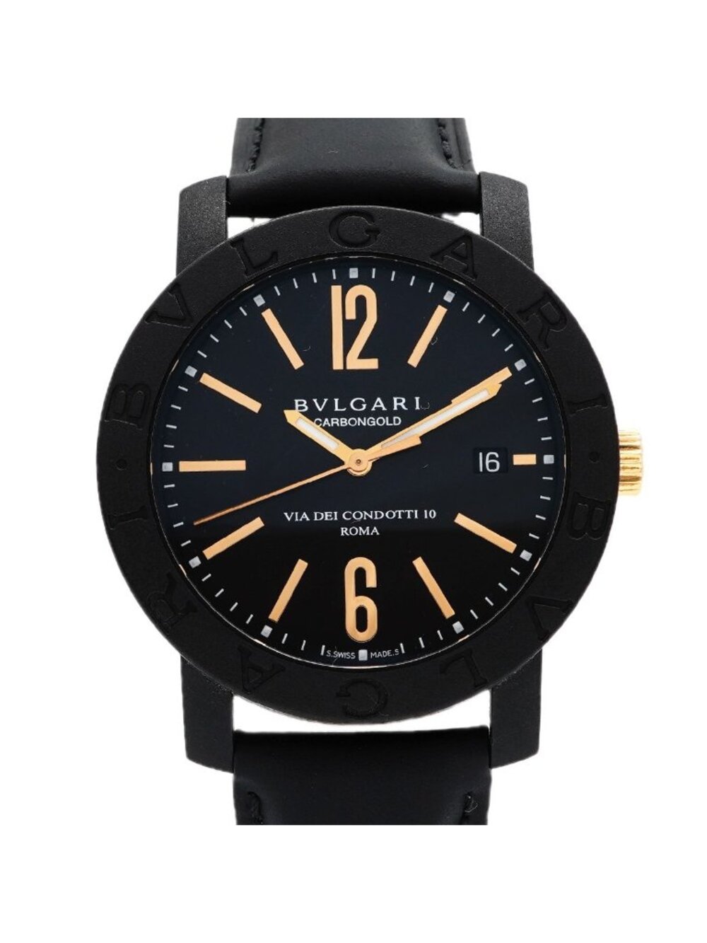 Bvlgari Bulgari Black Dial Watch